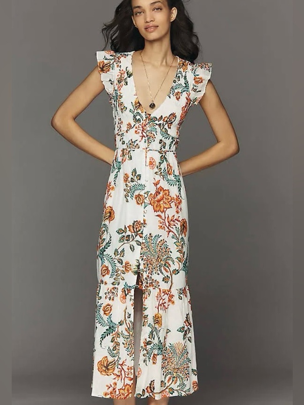 NWT Size S - Peregrine Midi Dress 100% Cotton (NWT US$ 168)